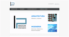 Desktop Screenshot of lparquitecturaeingenieria.com