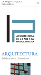 Mobile Screenshot of lparquitecturaeingenieria.com